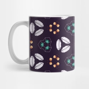 Geometric gem space pattern Mug